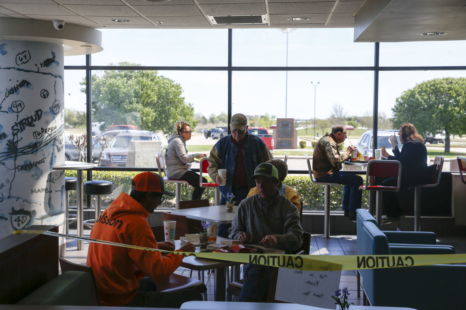 Will the service area stay open during construction?